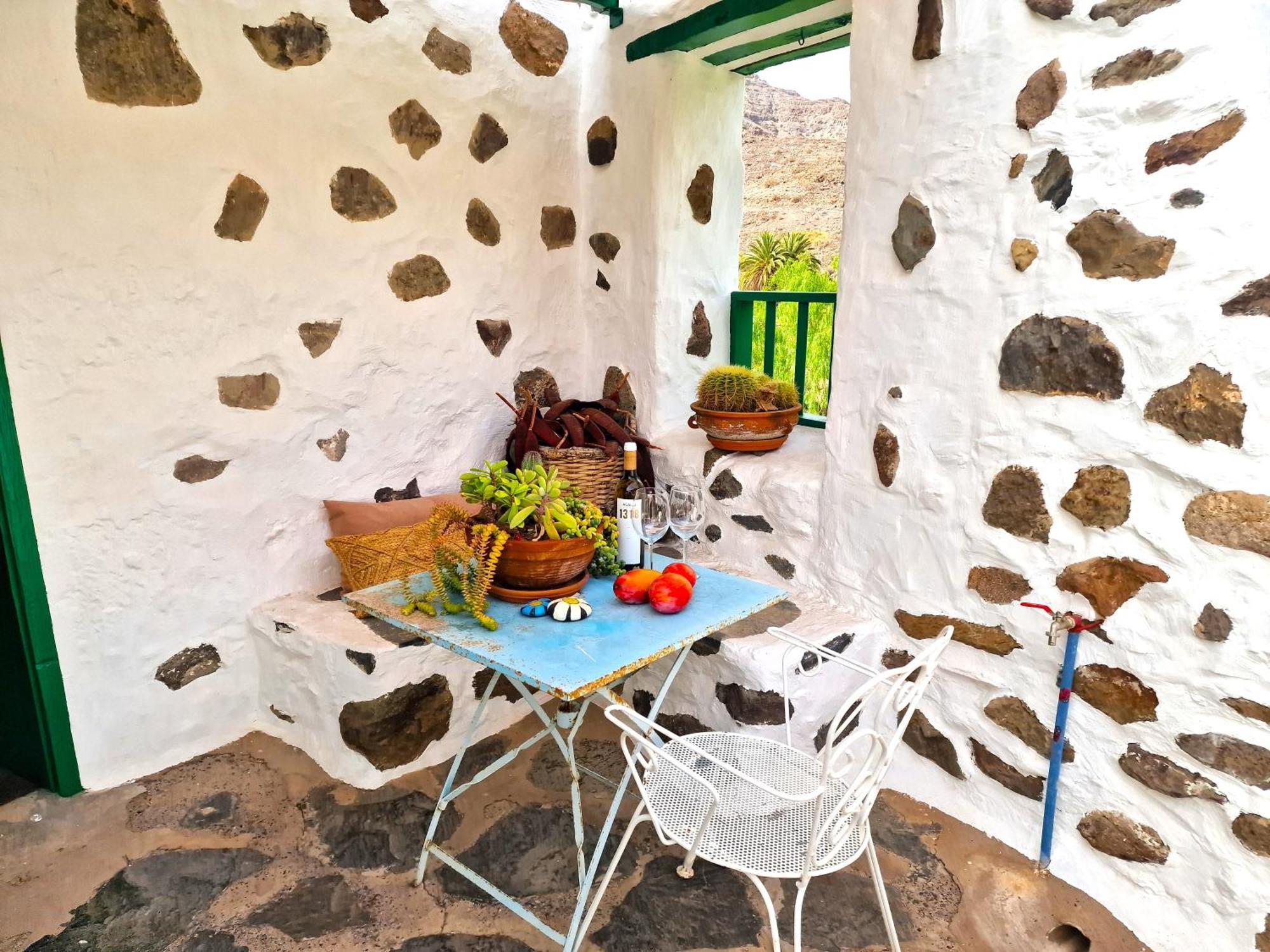 הוילה Mogán Historica Casa Con Vistas Al Jardin De Cactus Y Montanas מראה חיצוני תמונה