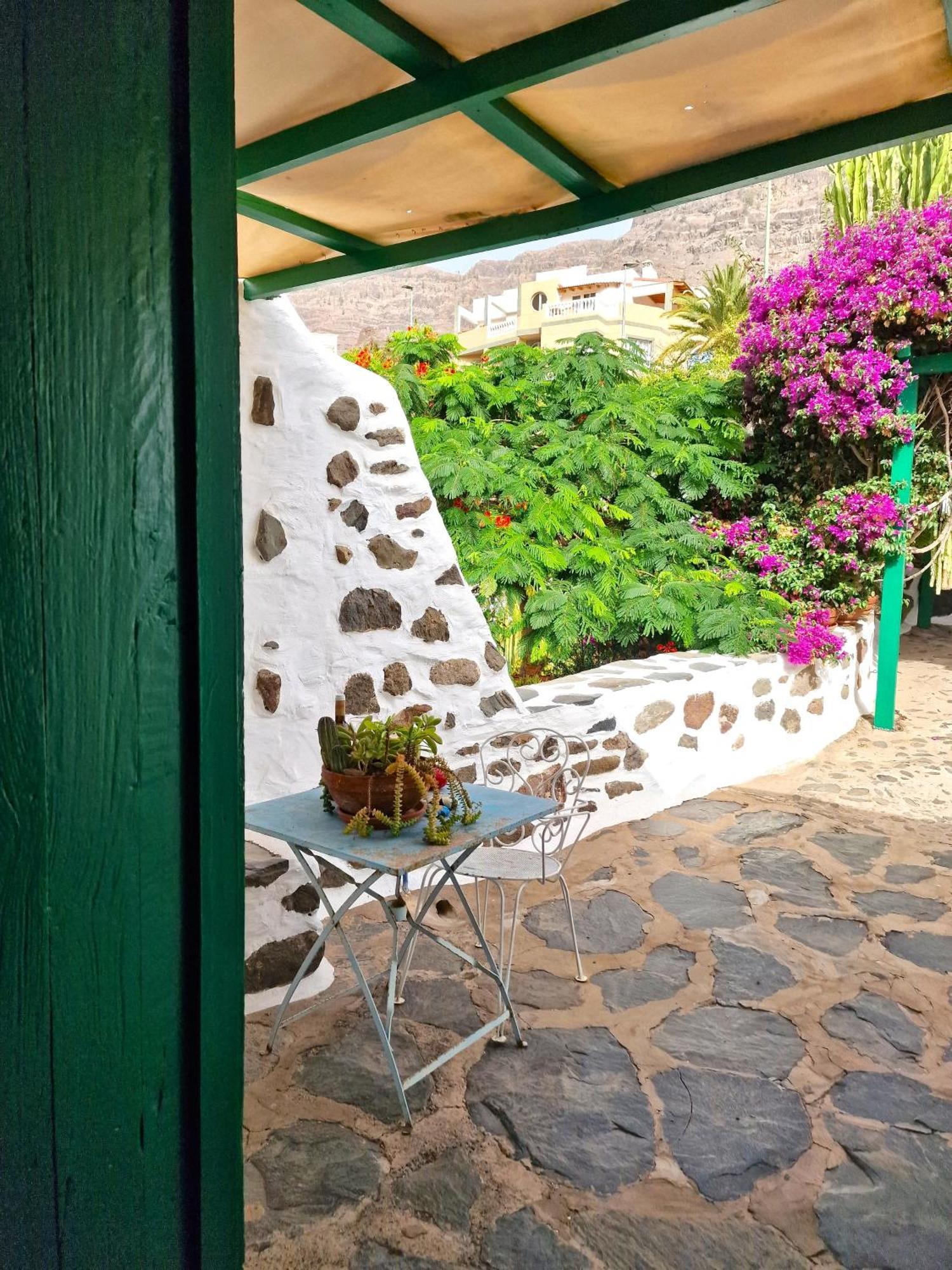 הוילה Mogán Historica Casa Con Vistas Al Jardin De Cactus Y Montanas מראה חיצוני תמונה